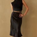 American Threads midi satin skirt Photo 2