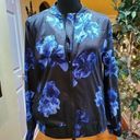 Ruff Hewn  GREY- BLACK W/ BLUE FLORAL JACKET Photo 0