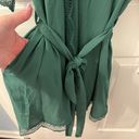 INC NWT  size Large Green Silky Lace Robe Photo 8