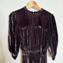 Ulla Johnson  Velvet Midi Dress Womens Size 6 Plum Mulberry Blogger Celeb Style Photo 10