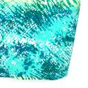 Cacique Swim By  Tankini Top Women's Size 44DD Abstract Print Blue Green Photo 3