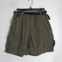 REI ladies outdoor hiking camping adventure nylon shorts w/belt size large Photo 0