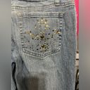 No Bo Vintage  Flare Bling Lightwash Denim Jeans Y2K Photo 1