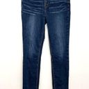 J.Crew  9" Toothpick High Rise Jean Dark Wash High Waisted Skinny Cropped Ankle Photo 0