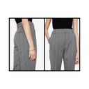 ANINE BING 💕💕 Becky Trouser Pant Straight Leg High Waisted Grey Fishbone 32 NWT Photo 4