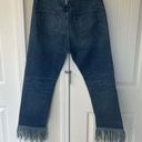 3x1  Lima Crop straight leg fringe high rise jeans Photo 5