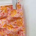 ZARA  mini skirt in peachy orange floral NWT Photo 4