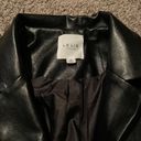 Black Leather Jacket Size M Photo 1