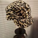Pacific&Co Women's Leopard Faux Fur Baker Boy Cap San Diego Hat  OS Photo 7