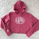 Kappa  Pop Elanta Cropped‎ Hoodie in Magenta Sz Small Photo 1