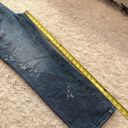 CAbi  Boyfriend Straight Distressed Paint Splatter Jeans Light Wash Size 6 Photo 7