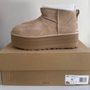 UGG Women's Classic Ultra Mini Platform Boot Sand  Size 8 Photo 10