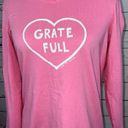 Life is Good  LIG lightweight Grate Full Heart shirt Medium Hoodie Pink Barbie Photo 2