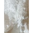 Oleg Cassini Wedding Dress Pure White sweetheart mermaid lace Sheath size 2 Photo 5