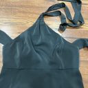 Urban Outfitters Satin Halter Minidress Black Sz S Photo 7