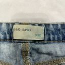 Ban Jara  Women's Size 3/25 Denim Jean Shorts Distressed Raw Hem Light Wash Photo 5