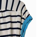 Nautica  Women's Striped Cotton/Spandex Dress With Tie Waist Size Large Photo 4