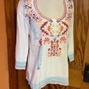 Harper  Francesca’s Collections Embroidered Hippie Chic Tunic Photo 10
