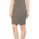 James Perse Standard  Artillery Green Ribbed Knit Tank Dress Sz.3(L) NWT Photo 0