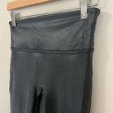 Spanx  Faux Leather Pebbled Textured Croc Leggings Size Small Photo 6