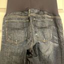 Gap  Maternity Sexy Slightly Distressed Dark Wash Boot Cut Photo 2