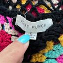 Honey Punch  Crochet Knit Black Large Tank Top Summer Photo 3