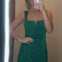 Show Me Your Mumu Twilight Mini Dress in Emerald Beading Photo 6