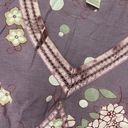 Old Navy Y2k 2000s boho floral fairy long sleeve blouse top lavender purple small Photo 7