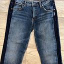 Silver Jeans  Vintage Slim Denim 26x27 Womens 26 x 27 Distressed Tuxedo Stripe Photo 1