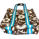 American Eagle  Womens Shoulder Bag Tropical Print Summer Beach Bag Retro Floral Photo 2