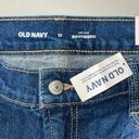 Old Navy  NWT Size 12 Divine Blue Distressed Mid-Rise Boyfriend Denim Jeans Photo 4