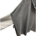 CAbi 3996 ATC Oversized Cowl Neck Split Back Gray Hoodie Sweatshirt Sz Small Photo 4