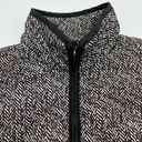 San Joy  Herringbone Lightweight Zip-Up Quilted Vest Jacket Hiking Layering Small Photo 6