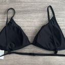 Good American NWT  Perfect Fit Triangle Bikini Top Black Padded Size 5 / 2XL Photo 7