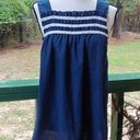 Vintage Blue  Smocked Dainty Tank Photo 0