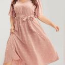 Bloomchic  NWT Swiss Dot Flutter Sleeve Dress * Mauve * 14 - 16 Photo 0