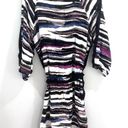 Daisy Fuentes  colorful print challis shift dress size XL Photo 4