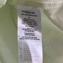 Vince NEW  Draped Square Neck Top in Honeydew Photo 6
