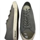 Seavees  Army Issue Low Laser Cut Grey Leather Sneakers Sz 8.5 Photo 0