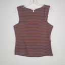 Articles of Society  Wide Strap Tank Red Stripe Square Neck Women's XS Photo 1