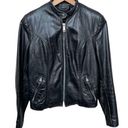 Brooks  Vintage 1980’s Leather Moto Bomber Jacket Size Small Photo 0