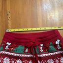 American Eagle AE  X Peanuts Holiday Christmas Fleece Jogger Pajama Bottoms XS Photo 7