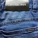 Calvin Klein New  Womens Distressed Slim Straight Blue Jeans 16 Photo 5