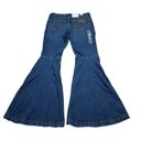 Wrangler  Retro High Rise Flare Trumpet Flare Jeans Bell Bottom Size 30 X 34 Hemp Photo 3