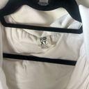 Roxy White Zip-Up Sweater Photo 3