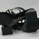 Katy Perry  The Layla Sandals Womens 9.5M Black Rhinestones Block Heel Shoes Photo 7