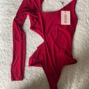 Missguided Misguided Red Bodysuit Photo 0