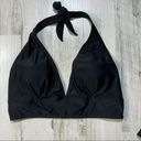 None Black Tie Halter XL Bikini High-Waisted Tie Belt Accent Photo 1