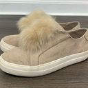 Candie's Candie’s Pom Pom Platform Slip On Sneakers Tan Size 10 Photo 0