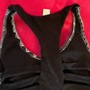 Bozzolo  SIZE MEDIUM BLACK & WHITE RACERBACK WORK OUT BRA Photo 5